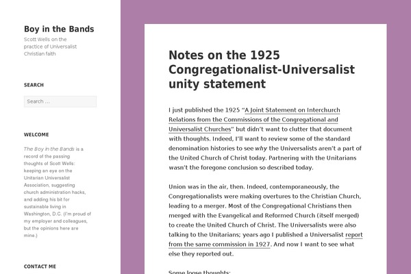 Twenty Fifteen theme site design template sample