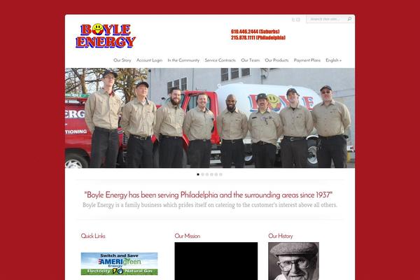 WordPress website example screenshot
