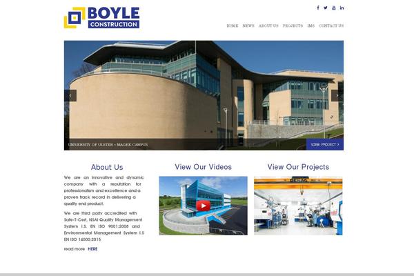 boyleconstruction.ie site used Boyle