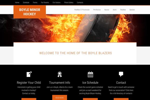 Bmh theme site design template sample