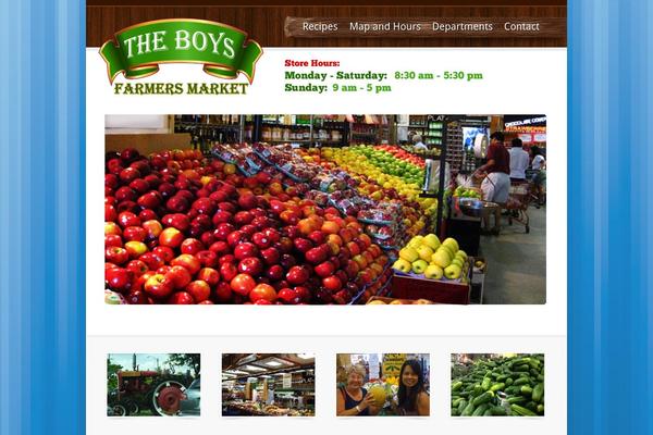 boysfarmersmarket.com site used Vario