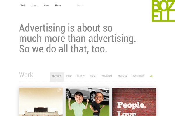 bozell.com site used Bozell