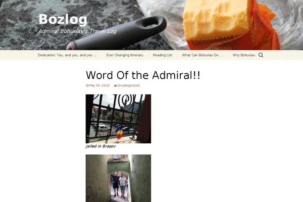 Twenty Thirteen theme site design template sample