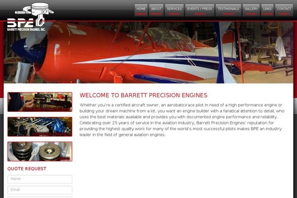 bpaengines.com site used Barrett