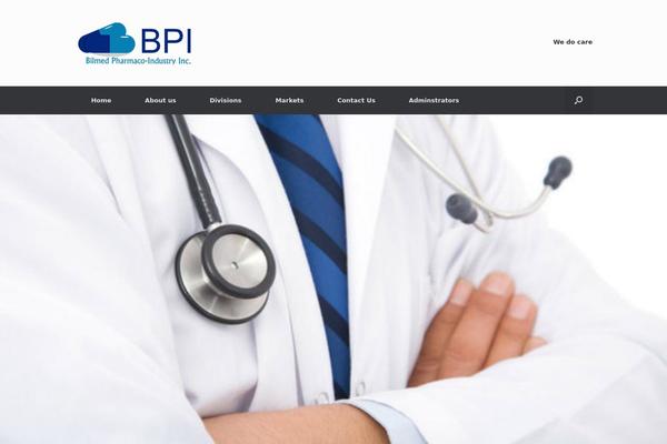 Vantage theme site design template sample
