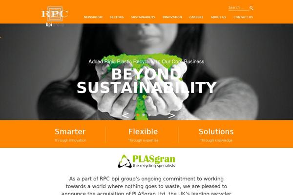 WordPress website example screenshot