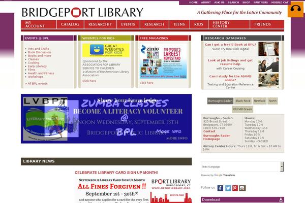 bportlibrary.org site used Spectr-child