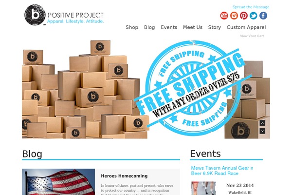 bpositiveproject.com site used Neon
