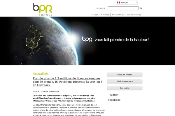 bprfrance.com site used O-communication