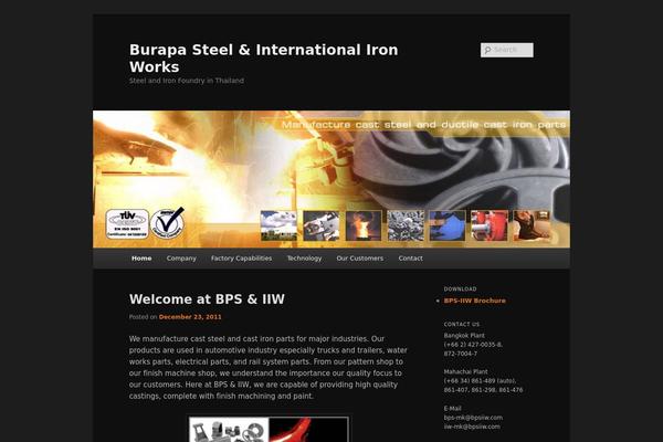 WordPress website example screenshot