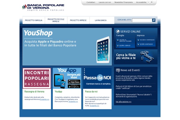 bancopopolare WordPress theme, websites list used bancopopolare theme bancopopolare theme websites examples