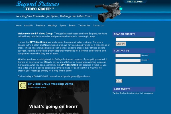 WordPress website example screenshot