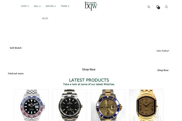 bqwatches.com site used Runway-bootstrap-starter