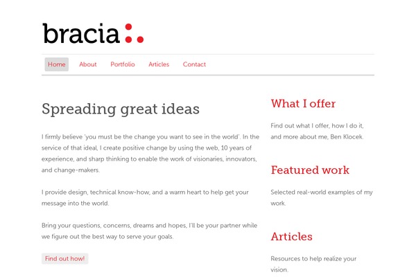 bracia.com site used Bracia-bones
