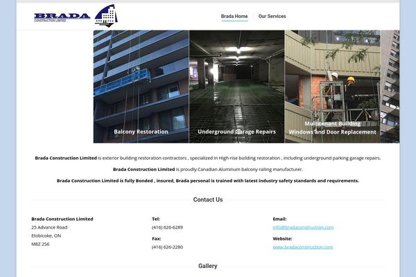 The7 theme site design template sample