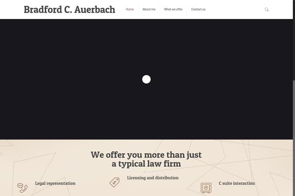 WordPress website example screenshot