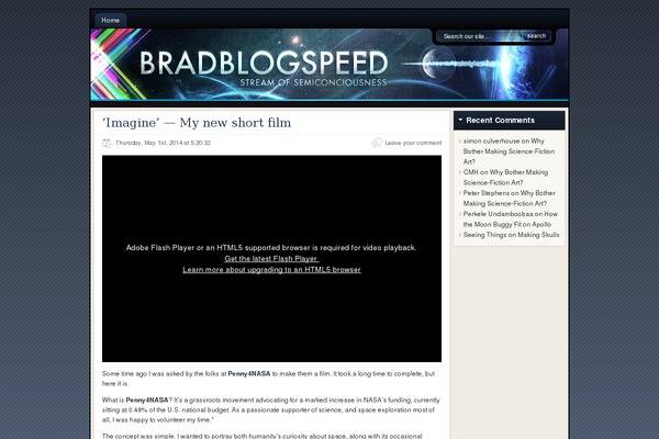 bradblogspeed.com site used Flexibility3