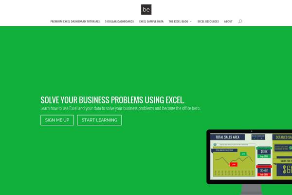 WordPress website example screenshot