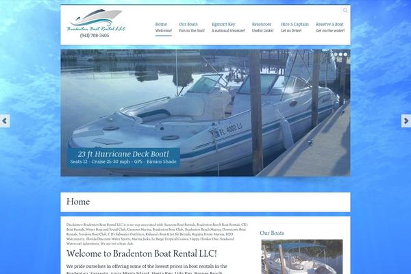 bradentonboatrental.com site used Boat