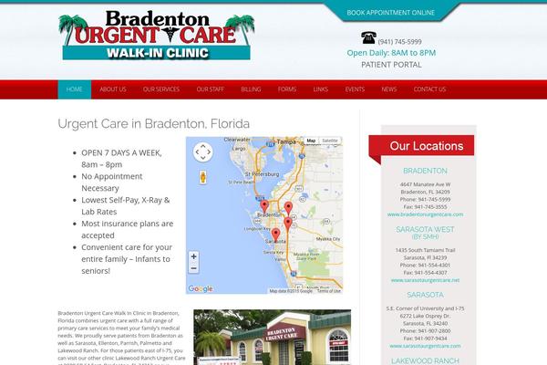 bradentonurgentcare.com site used Oceanic