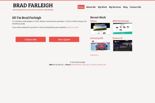 bradfarleigh.com site used Bradfarleigh