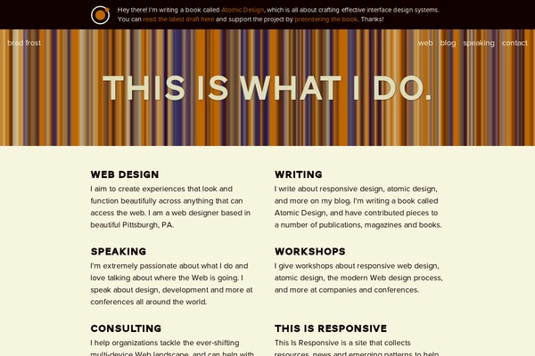 V8 theme site design template sample