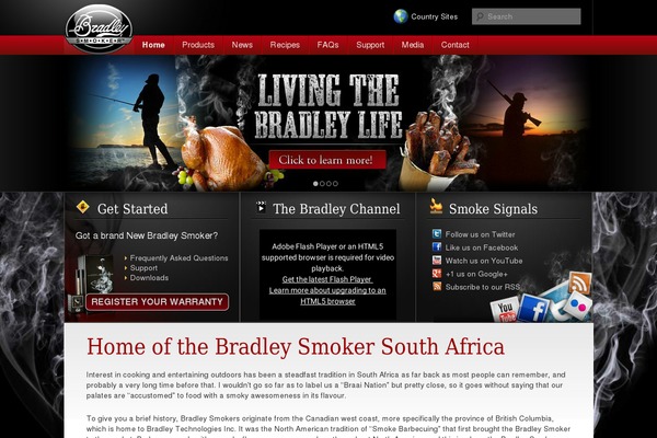 bradleysmoker.co.za site used Bradleysmoker