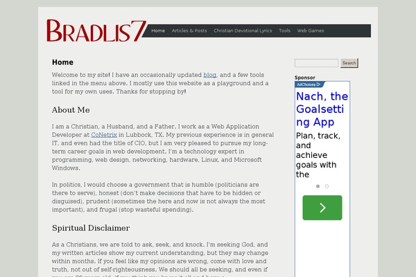 bradlis7.com site used Bradlis2011