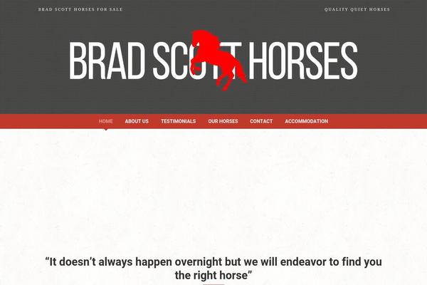 Equestrian theme site design template sample