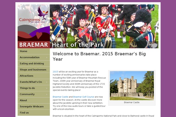 braemarscotland.co.uk site used Braemar