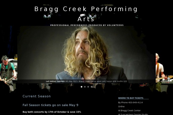 braggcreekperformingarts.com site used Bcpa