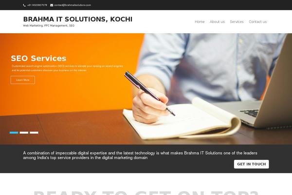 Corporate Lite theme site design template sample