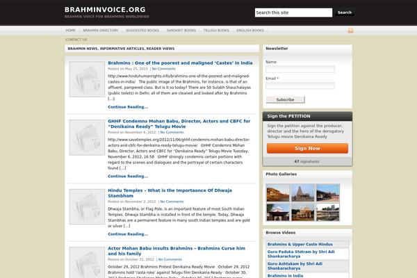 brahminvoice.org site used Zyml-arras-theme-23c036a
