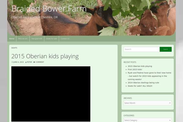 braidedbowerfarm.com site used Wp-starter