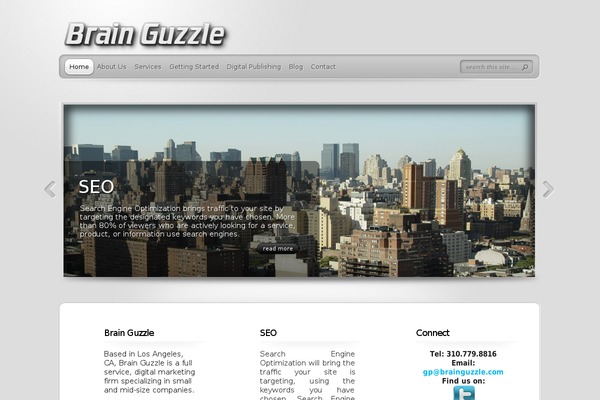 brainguzzle.com site used Flat Bootstrap
