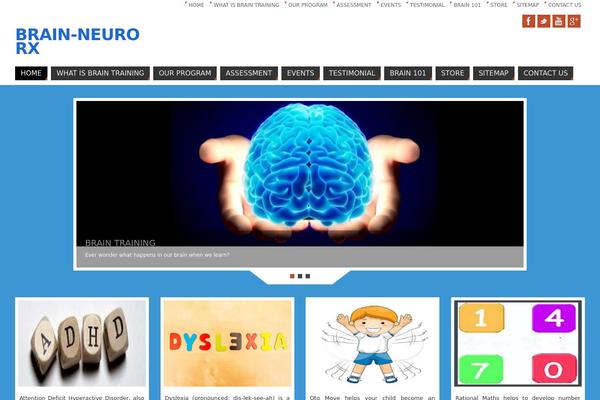 Parabola theme site design template sample