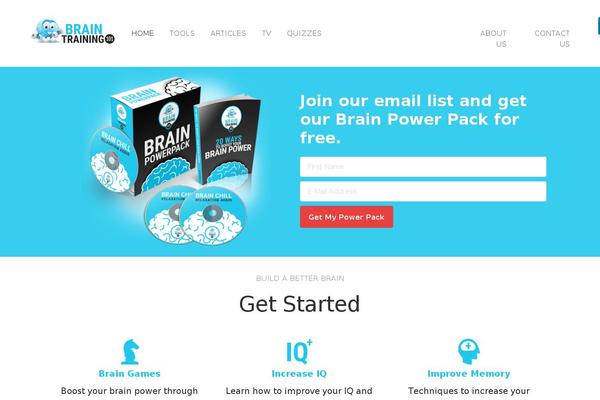 braintrain theme websites examples