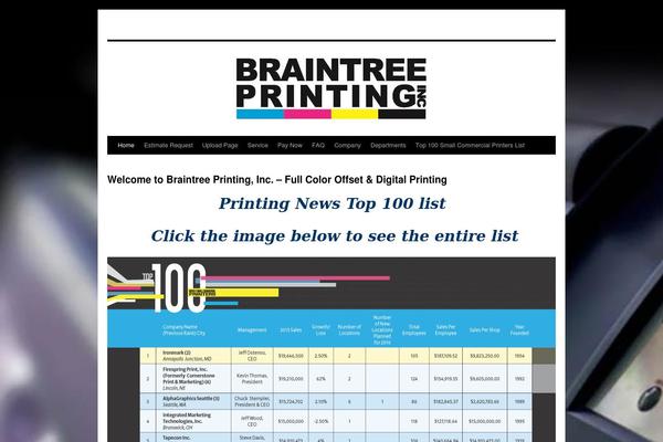 Twenty Ten theme site design template sample