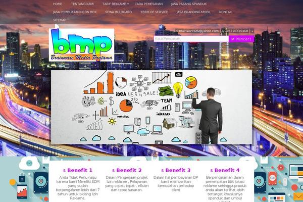 Bisnis theme site design template sample