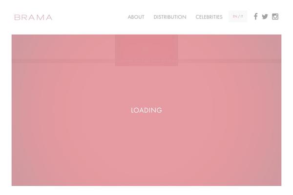 Brama theme site design template sample