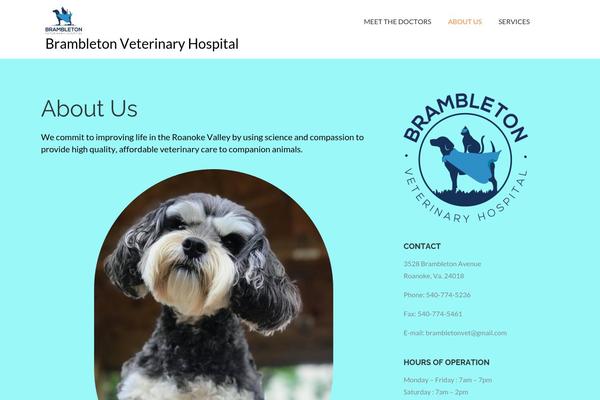 brambletonveterinaryhospital.com site used Pet-business