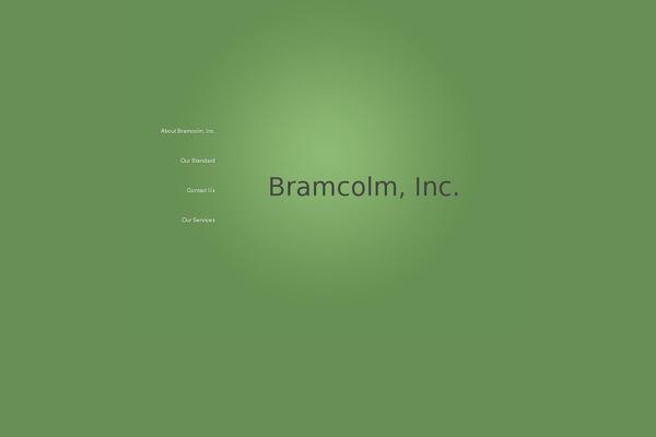 bramcolm.com site used Businesscard
