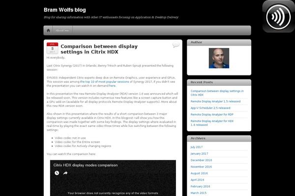 WordPress website example screenshot