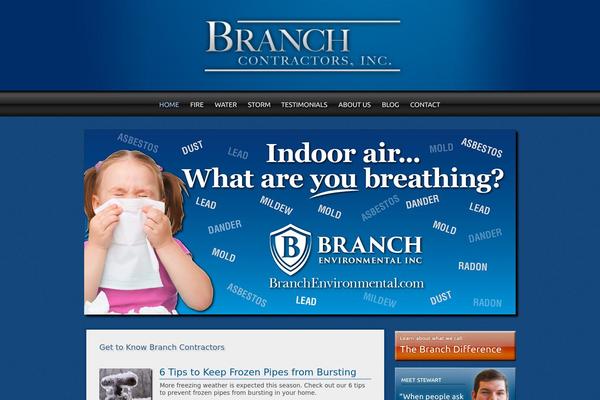 branchcontractors.com site used Salient Child
