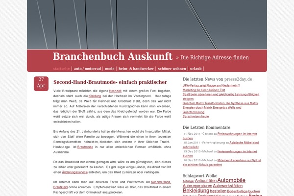 branchenbuch-auskunft.de site used Basis