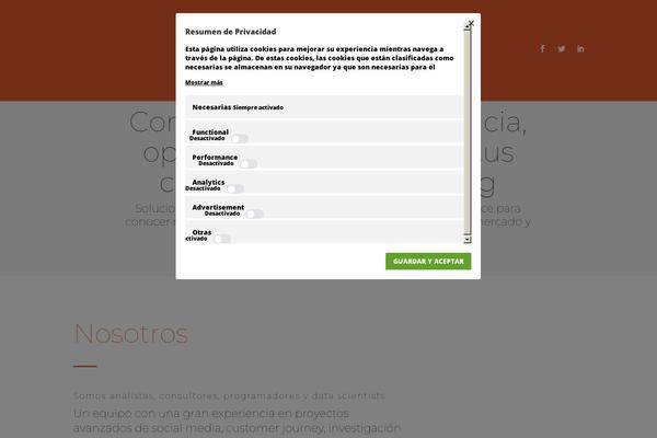 Site using Autoptimize plugin