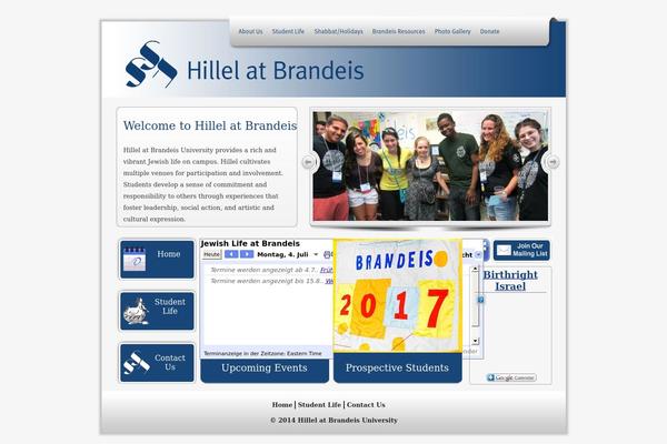 brandeishillel.org site used Brandeishillel
