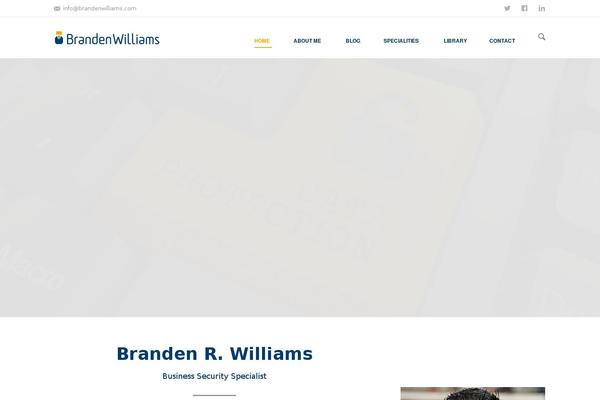 brandenwilliams.com site used Branden-theme
