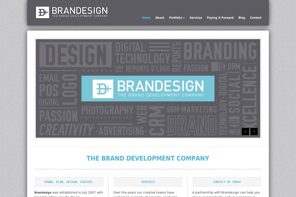 Bizz theme site design template sample