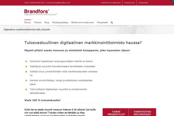 WordPress website example screenshot